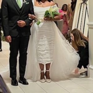 Detachable Designer Wedding Dress Train